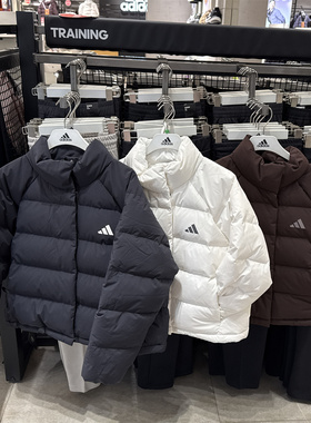 adidas阿迪达斯女子运动训练保暖立领羽绒服外套KH3974
