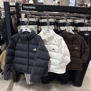 adidas阿迪达斯女子运动训练保暖立领羽绒服外套KH3974