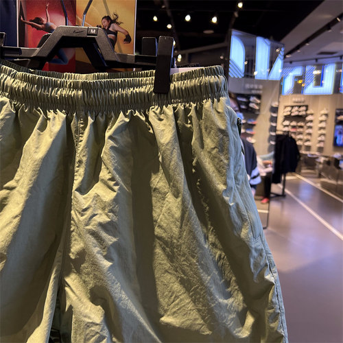 NIKE耐克运动夏季速干短裤男小logo跑步透气梭织五分裤DX0750-386