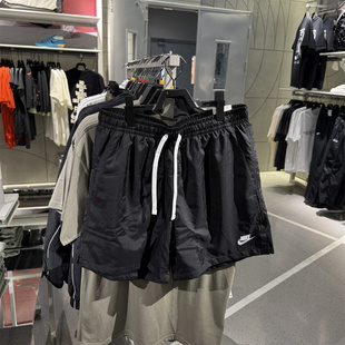 Nike/耐克 男子 夏季运动休闲透气美式梭织加衬小LOGO短裤 AR2383