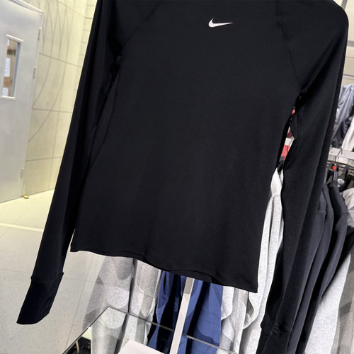 NIKE耐克女装打底衫秋冬修身跑步训练速干长袖T恤FV7846
