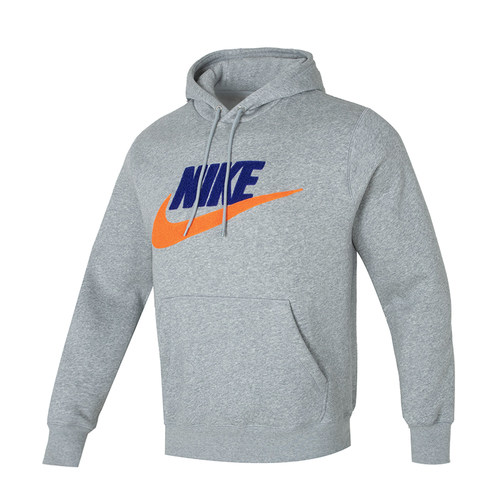 Nike/耐克 毛绒大LOGO男子针织加绒连帽衫休闲运动卫衣FN3105-063