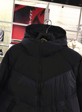 Nike耐克2025冬季男子连帽拒水羽绒服运动休闲外套IB2961-010-319