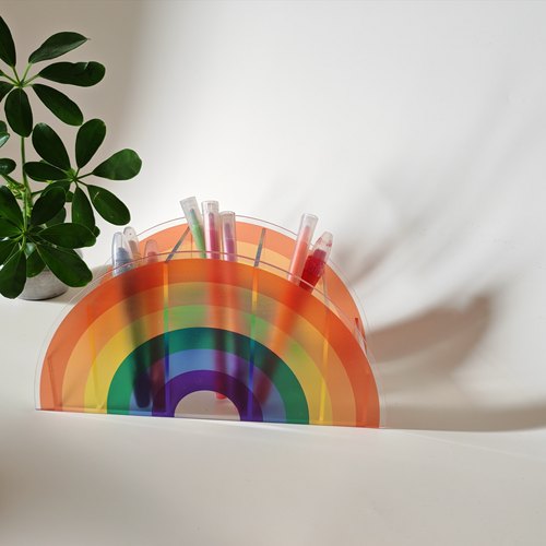 办公室桌面整理盒圆形笔筒收纳盒