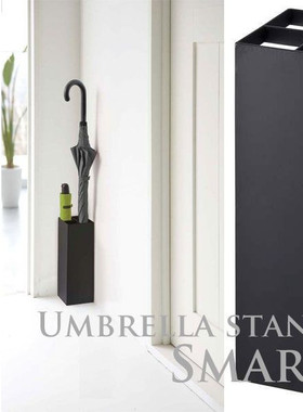 日式雨伞收纳架酒店大堂家用铁艺伞筒雨伞桶收纳桶置地式放伞架子