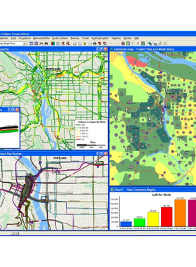 transcad四阶段交通规划组织影响评价微观仿真transmodeler帮代做