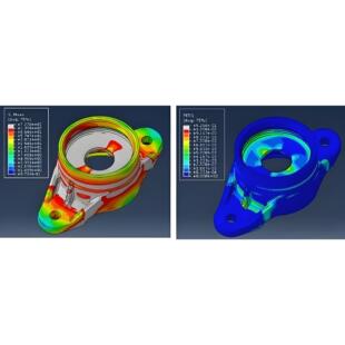 Solidworks有限元sw分析CAE仿真ansys静受力fluent热流固耦合代做