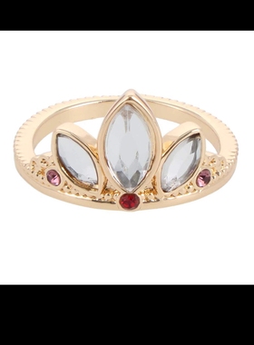 时尚热卖麦穗开口戒指小众轻奢高档微镶食指戒网红爆款可调节指环