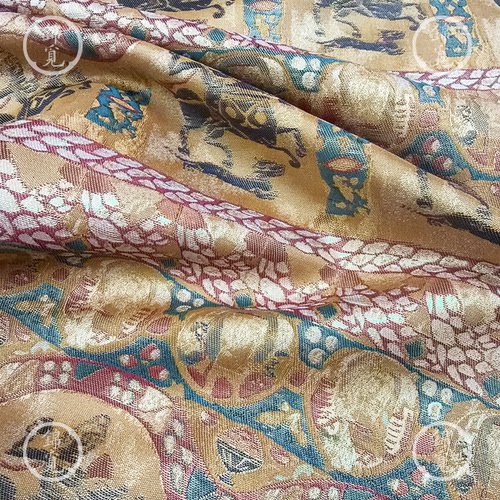 古风提花绸缎汉服旗袍面料