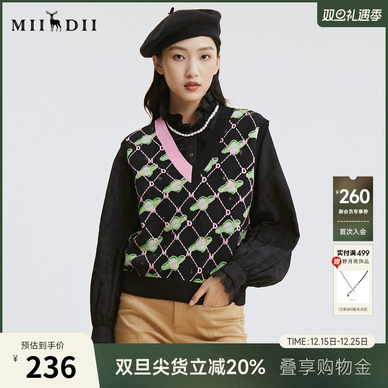 2022套头谜底针织衫女