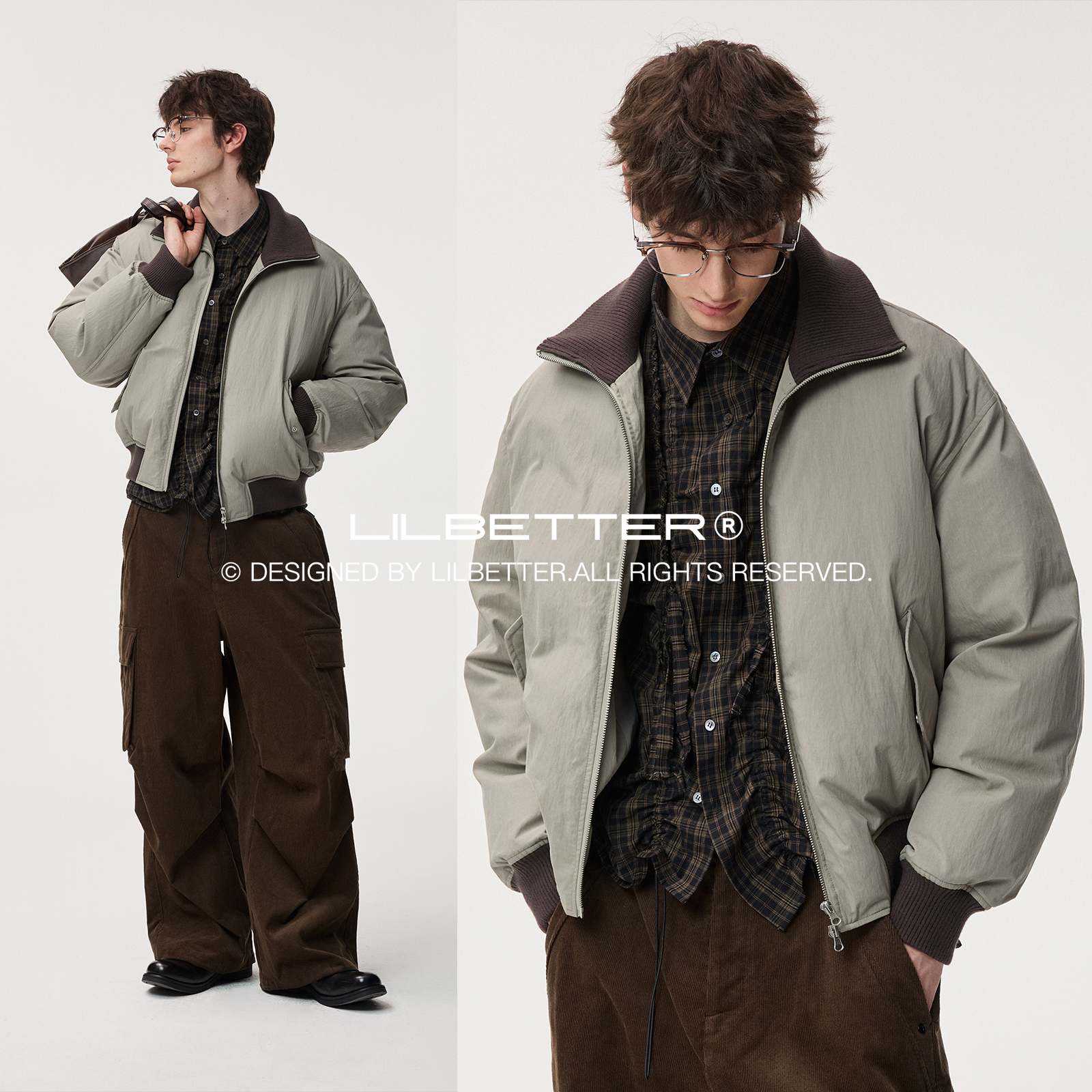 Lilbetter高领短款羽绒服