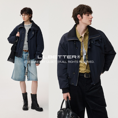 Lilbetter加厚高领棉衣