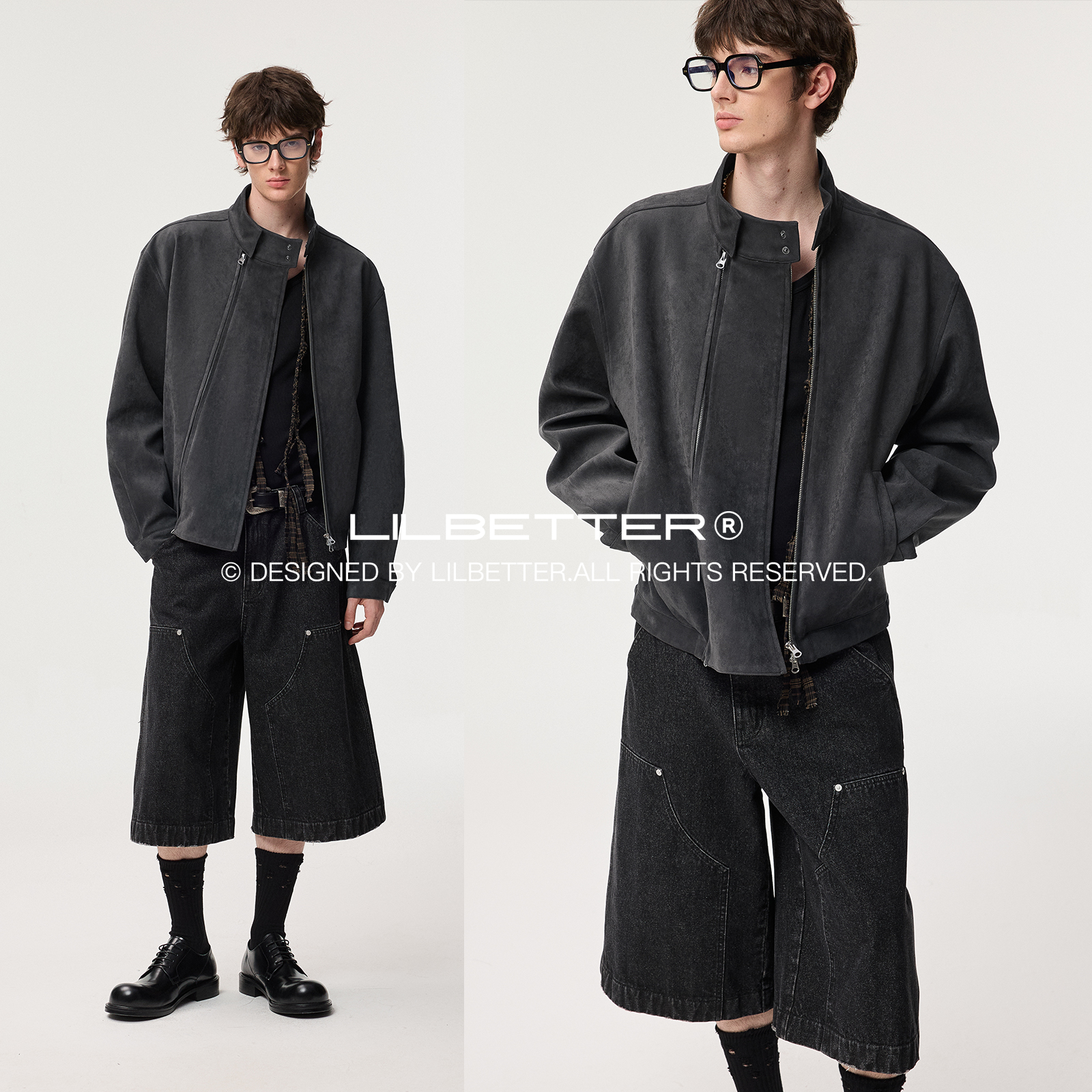 Lilbetter半高领合体夹克