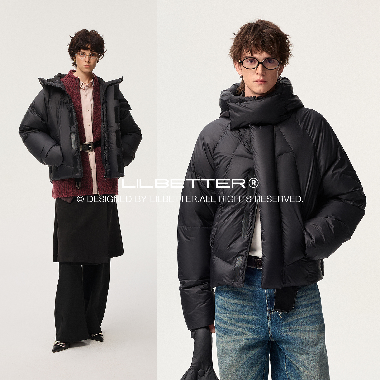 Lilbetter潮连帽羽绒服