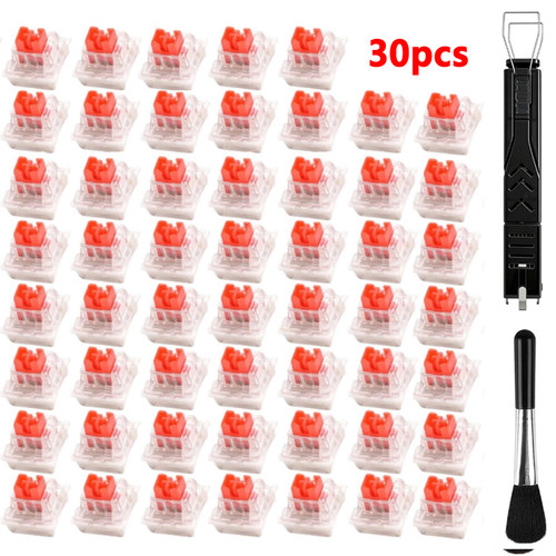 ITLY键轴30/50/90pcs机械键盘轴体红轴原装配件全新