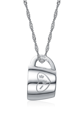 纯银饰品情人节生日礼物吊坠项链