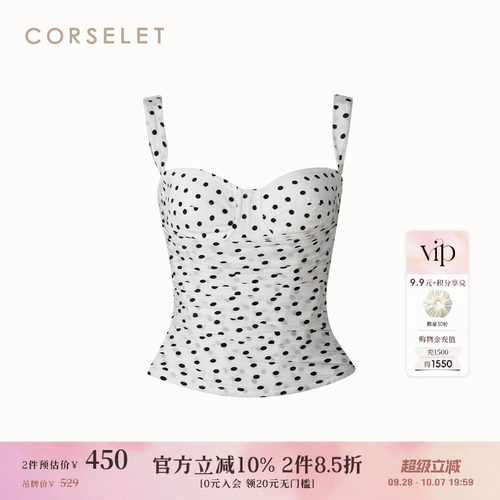 CORSELET月半波尔卡鱼骨胸衣