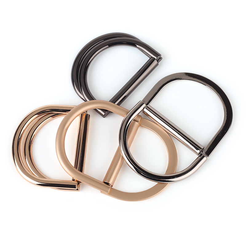 金属双d形纽扣扣子 调节腰带扣双d字扣 织带扣双环扣辅料服装配件