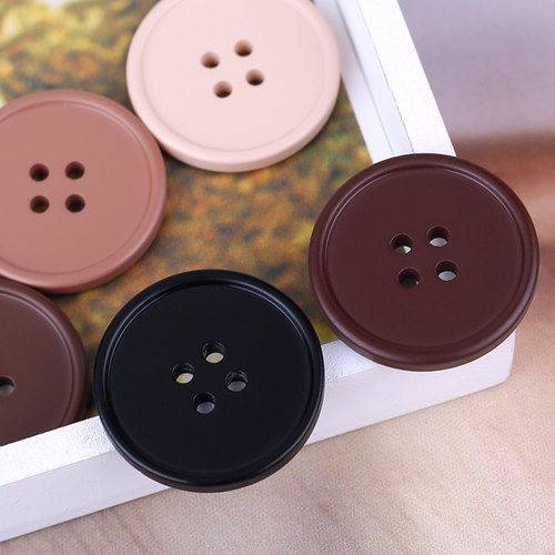 西装纽扣焦糖米色卡其呢子大衣