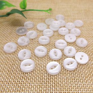 两眼衬衫纽扣 珠光扣子衬衣毛衣钮扣9mm10mm11.5mm12.5mm15mm