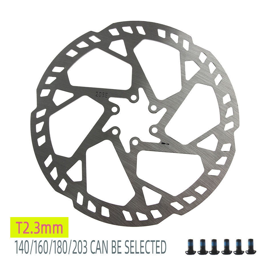 160六钉山地公路电动滑板车自行车203刹车盘140碟片180厚片2.3mm
