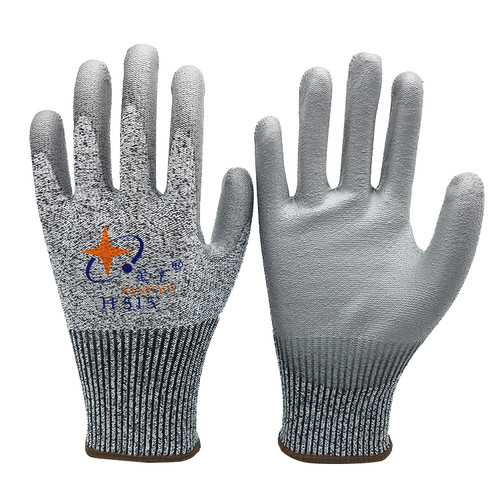 PU防弹衣材料耐磨劳保手套星宇