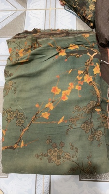 香云纱布料面料 40姆米真丝绢纺香云纱 顺德莨绸模