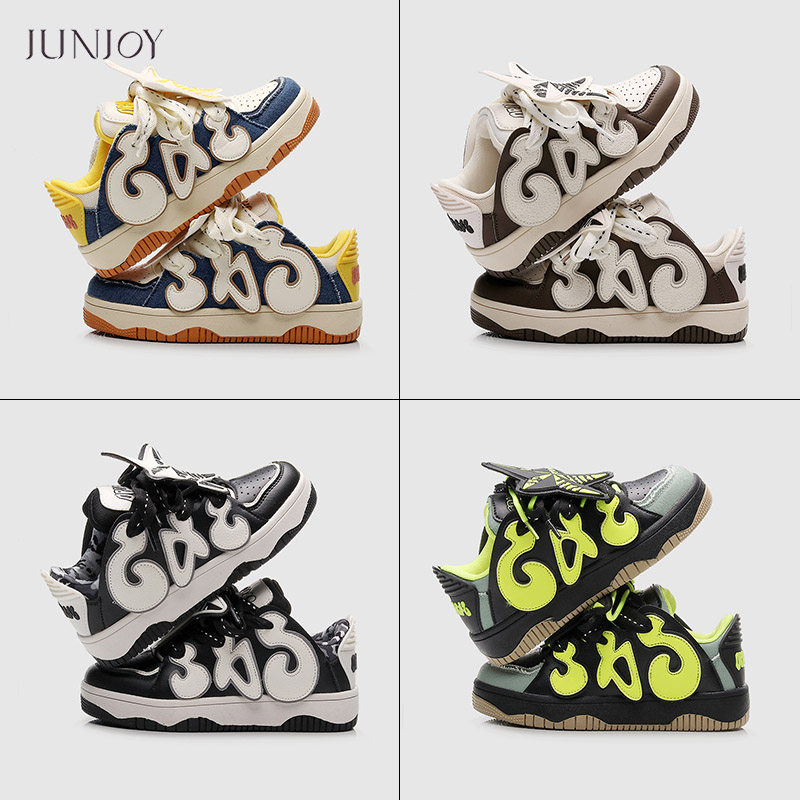 新款小众厚底国潮面包鞋