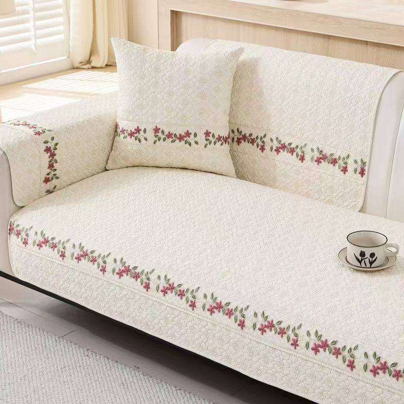 四季沙发垫纯棉布艺简约全棉坐垫现代通用防滑沙发套罩巾盖布定制,居家布艺,沙发垫,淘宝优惠券,粉丝福利购,淘宝优惠卷