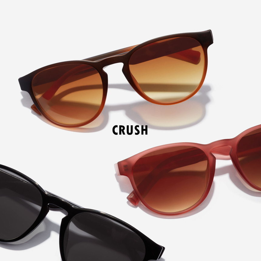 欧版hawkers简约圆框遮脸超轻防紫外线太阳镜uv400遮阳墨镜