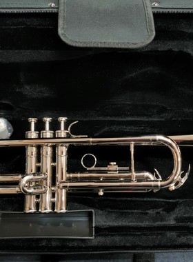 百灵镀镍 银小号M4015白小号 小号乐器 乐器配件 全新 现货