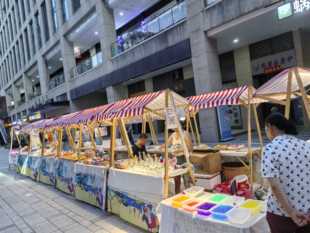 摊位架顶布摆摊展示架专用篷布集市花车桌布摆摊货架布红白条台布