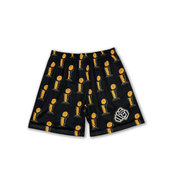 训练跑步裤 SD国潮运动裤 男女街球短裤 篮球五分短裤 奖杯 街头篮球裤