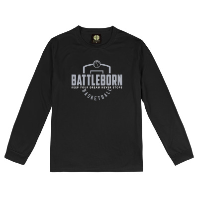 美式长袖运动t恤跑步健身训练服