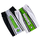 订做diy 街球男1万小时训练运动裤 日落东单街头篮球裤 定制篮球短裤