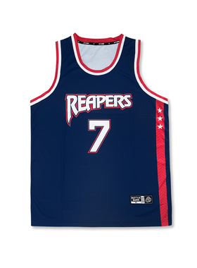 SD斗者篮球服定制街球训练篮网队服运动篮球衣背心REAPERS杜兰特