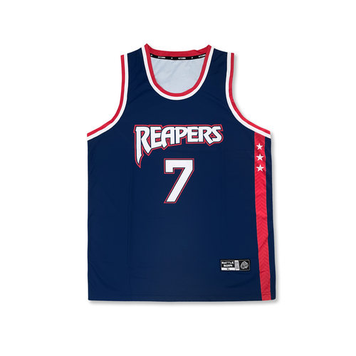 SD斗者篮球服定制街球训练篮网队服运动篮球衣背心REAPERS杜兰特