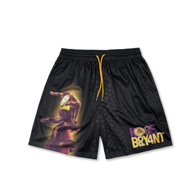 斗者SD街头篮球裤国潮运动裤篮球短裤街球速干训练跑步裤黑曼巴