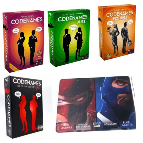 新Codenames 行动代号 英文版桌游 棋盘游戏 机密代号 卡
