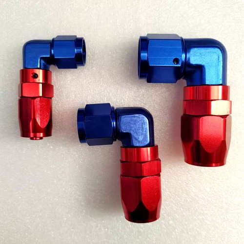 汽车油冷散热AN4AN6AN8AN10锻造45度90°接头改装油管锻造接头