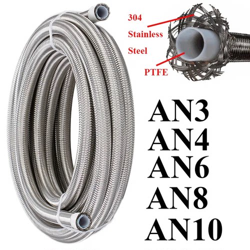 四氟铁氟龙不锈钢编织油管PTFE管