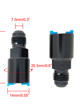 改装快速快拆连接油管接头适用GM LS LS1 LS3 AN6至5/16、3/8软管