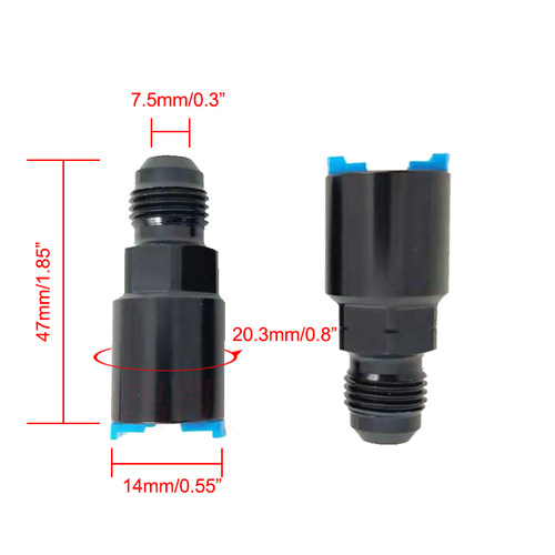 gm改装快拆油管适用ls35/16接头