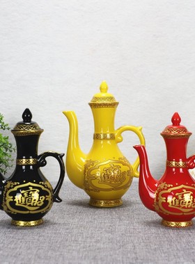 中式招财进宝圣水壶水杯佛具