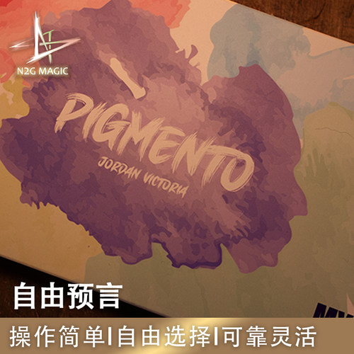 N2G正版魔术道具 Pigmento 自由预言 心灵预测任意一个词近景魔术