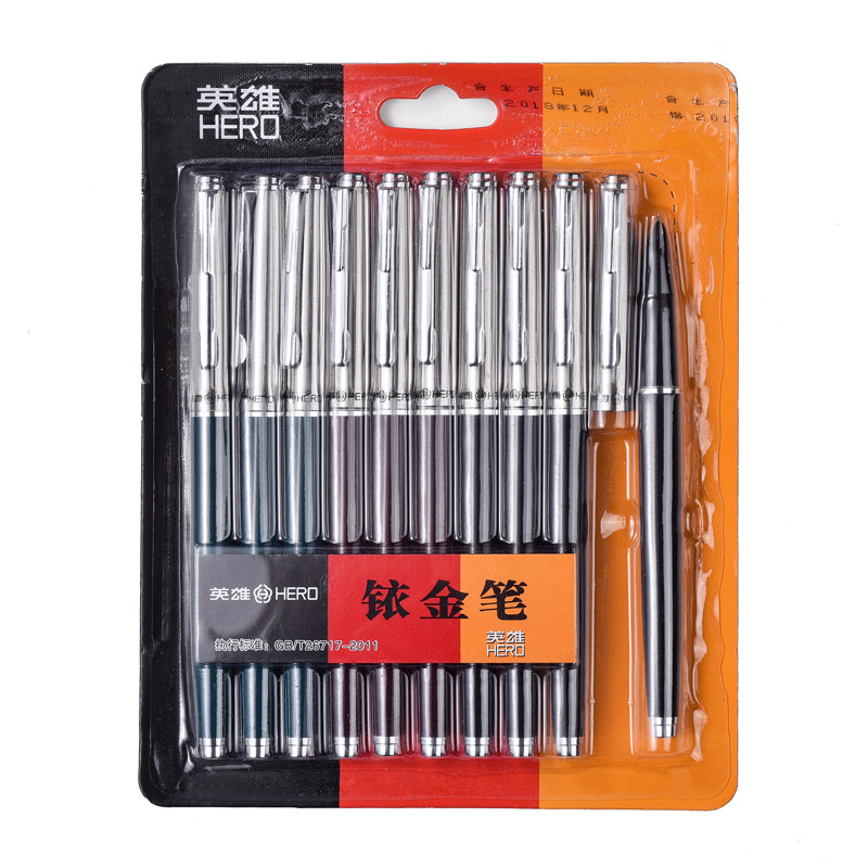 正品英雄钢笔007经典老式中小学生练字硬笔书法钢笔 老式钢笔