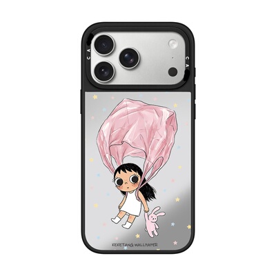CA小玉星星适用iPhone17ProMax手机壳苹果16PM可爱卡通15P磁吸Magsafe12明星潮牌同款14镜面13男女防摔壳
