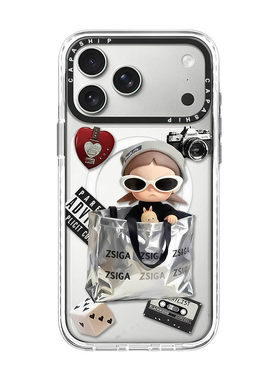 CA适用苹果17手机壳iPhone14pro16亚克力13promax15磁吸Magsafe可爱嘎子姐外壳12防摔11新款高级感男女保护套