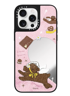 CASE适用苹果16手机壳iPhone14plus镜面15/13promax磁吸可爱甜心火车xr卡通男女12防摔11新款17高级感保护套