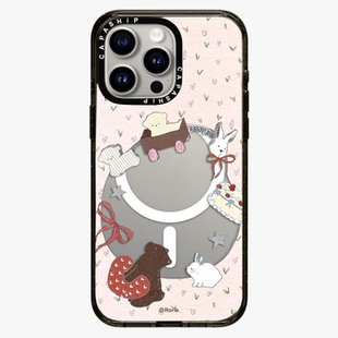 CA适用苹果17proiPhone16亚克力13promax15Magsafe磁吸可爱甜心火车手机壳12防摔11新款高级感14男女保护套